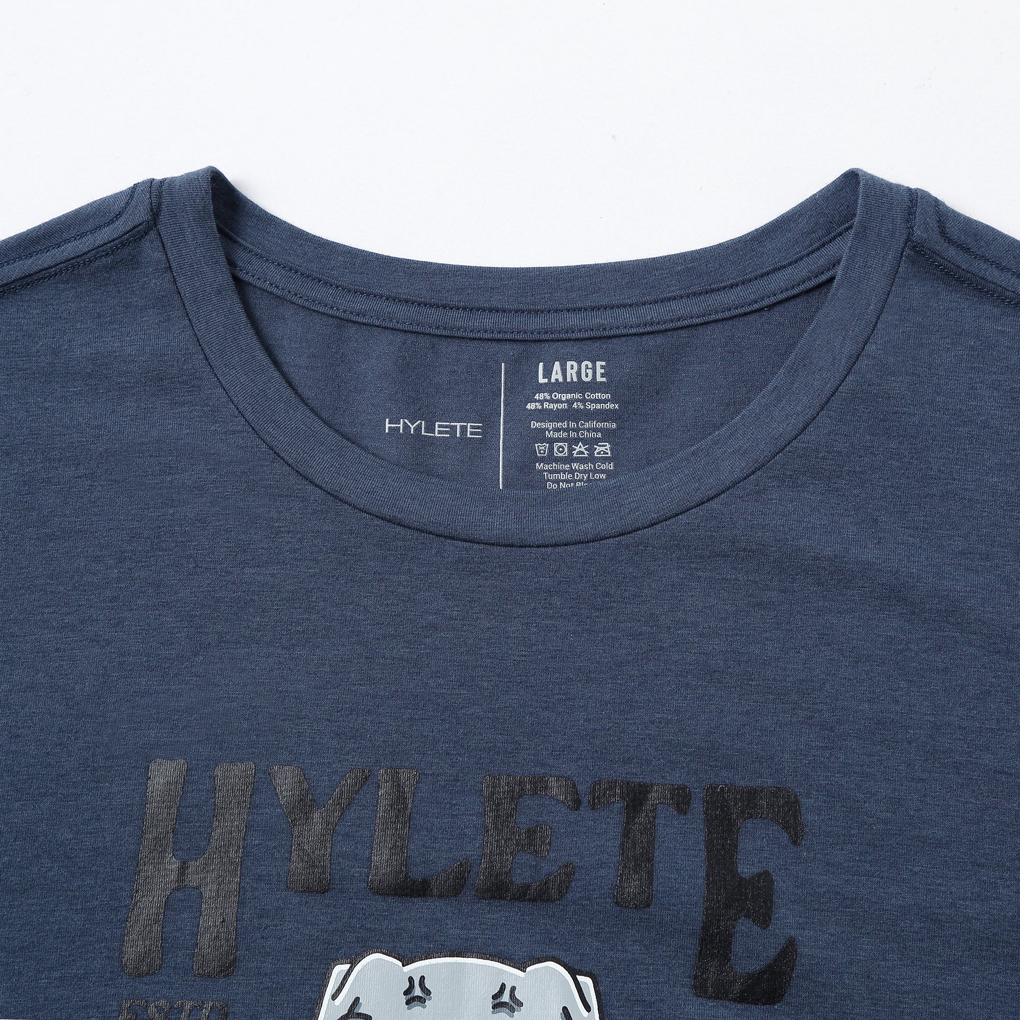 Barbell Club HY-Blend Crew Tee Navy - Image 4