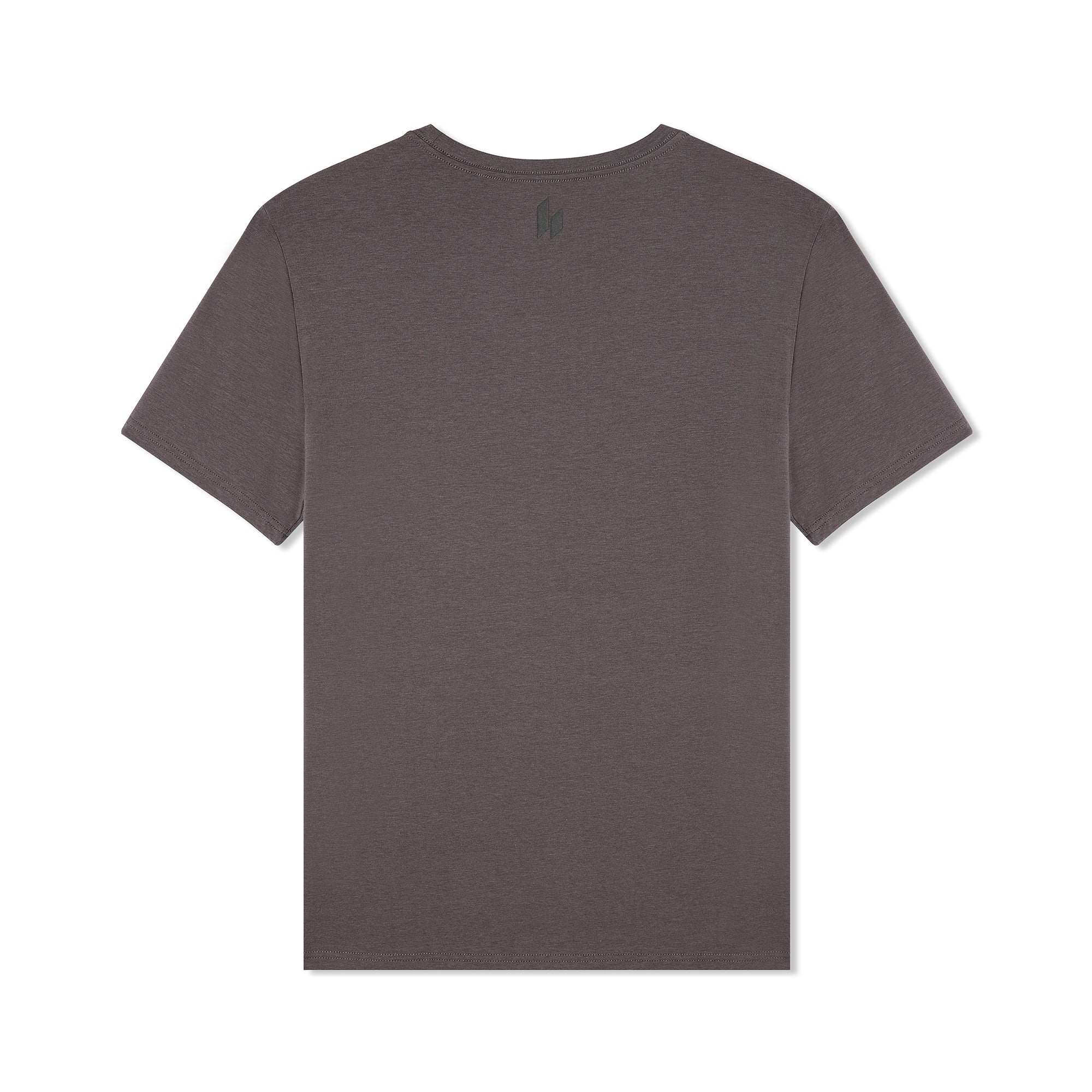Block Logo HY-Blend Crew Tee Gull Gray - Image 5