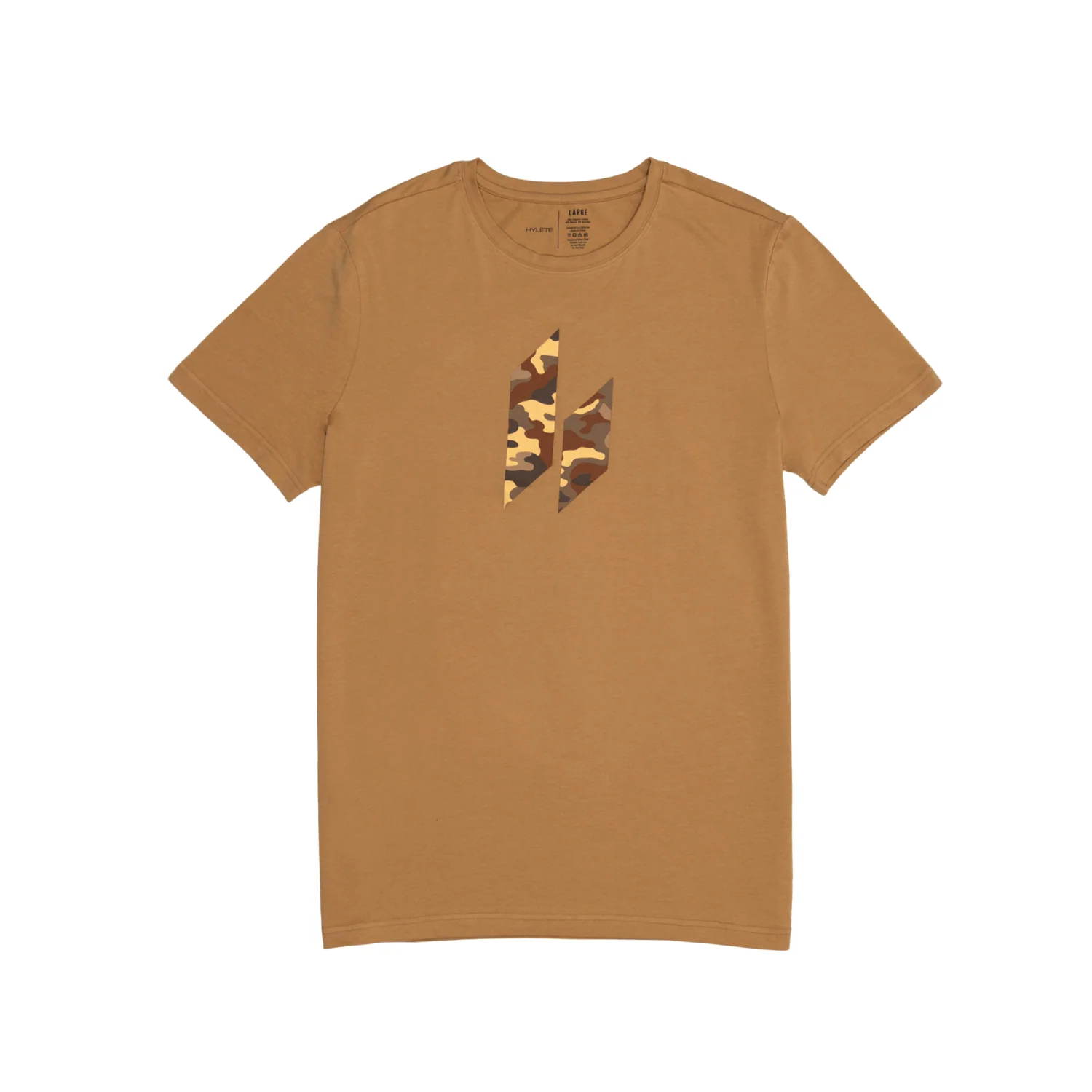Camo Icon HY-Blend Crew Tee Tan