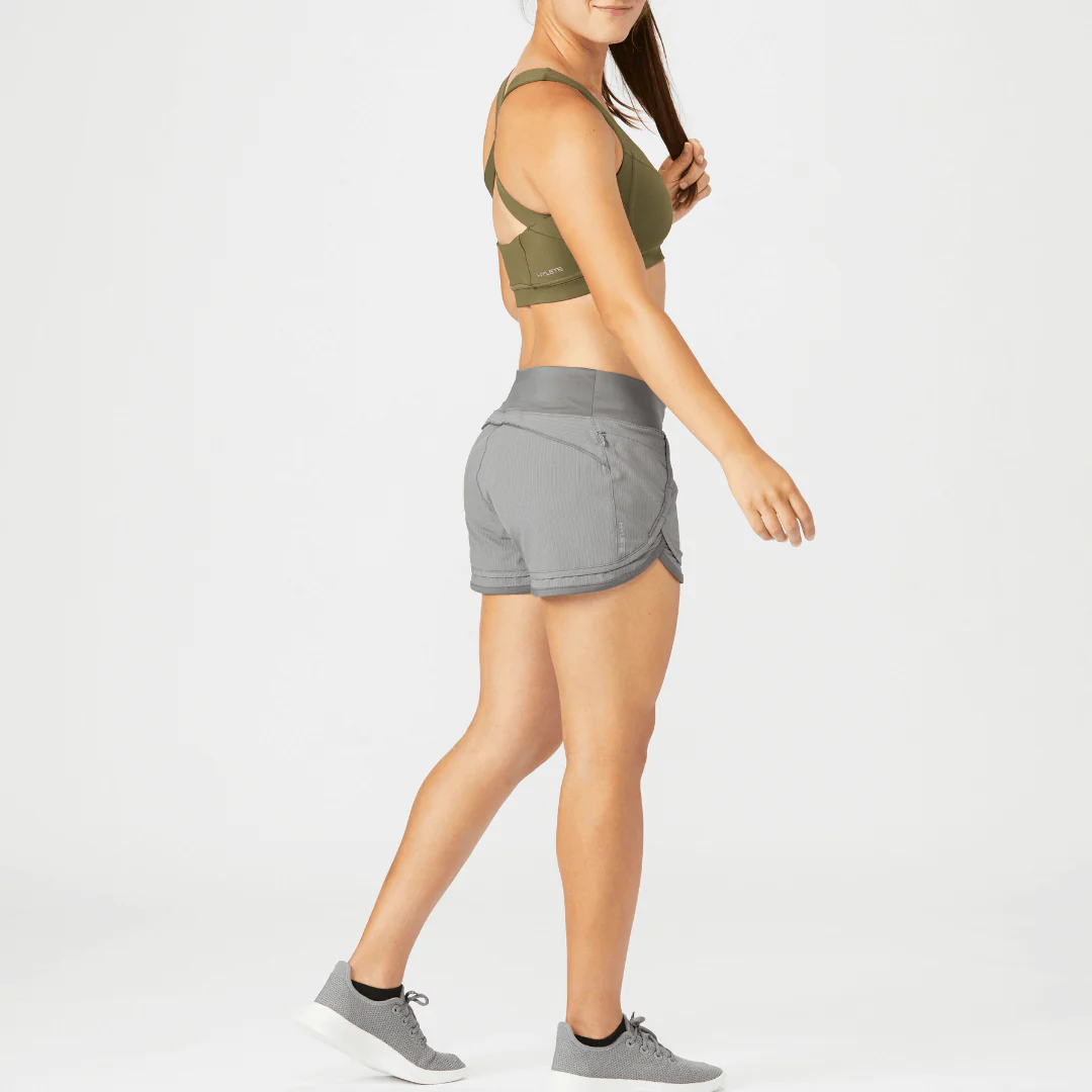Iris Lined Short Cool Gray - Image 4