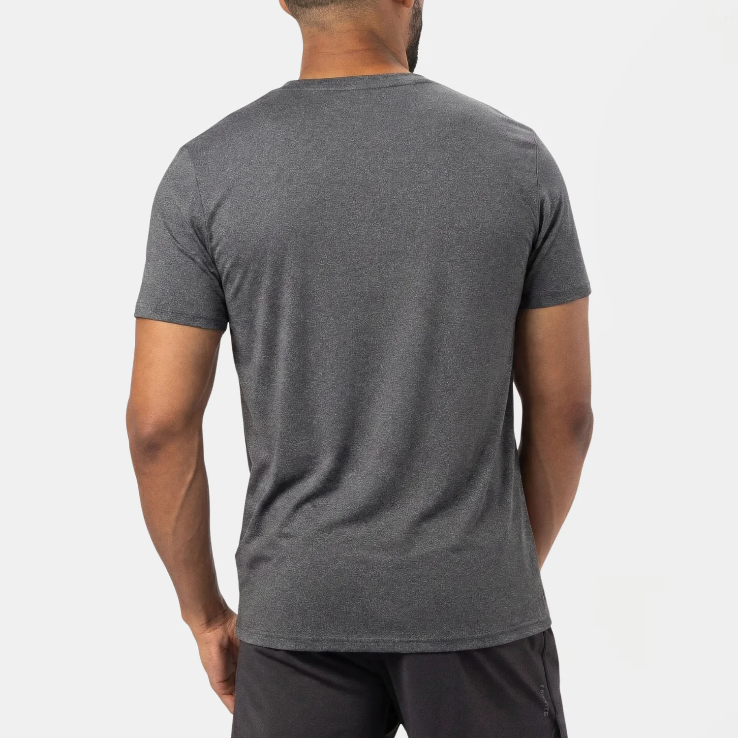 Nexus Crew Tee Heather Black - Image 5