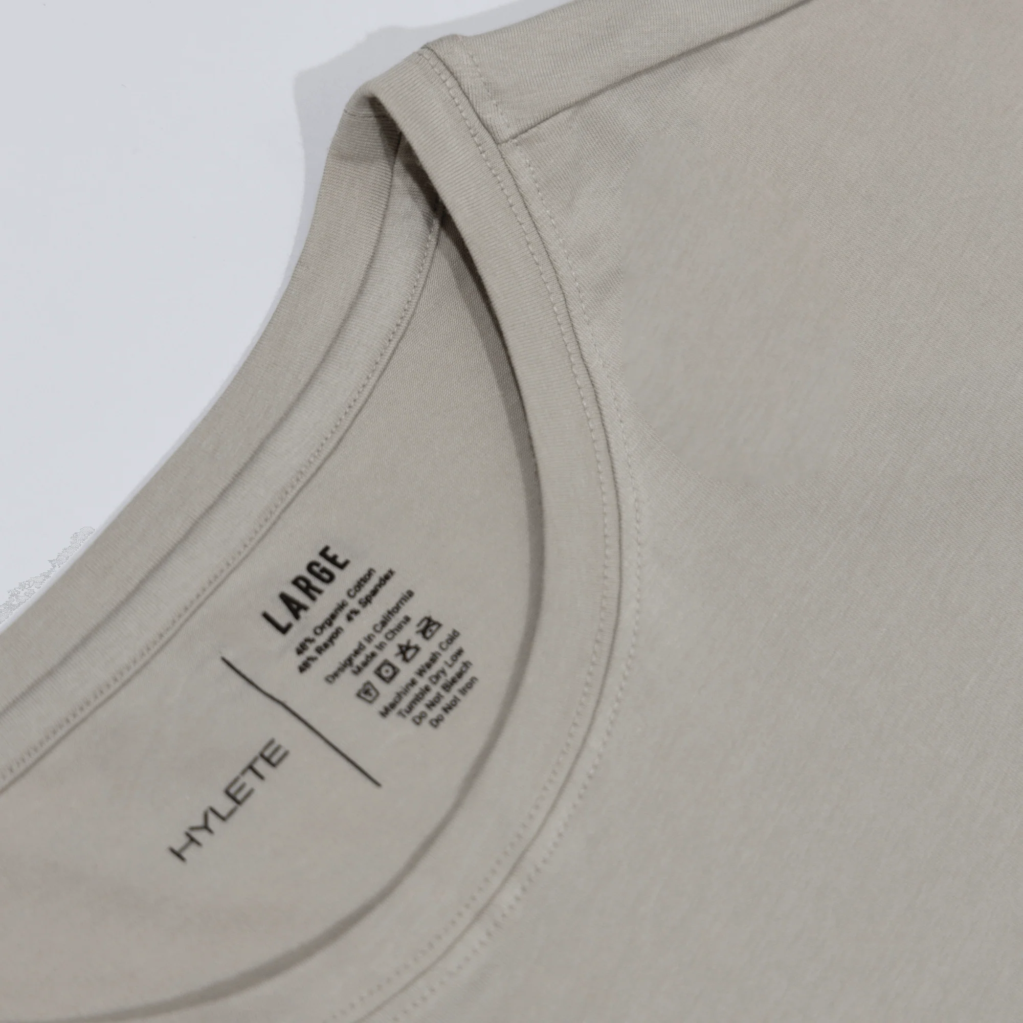 Minimalist HY-Blend Crew Tee Gray - Image 3