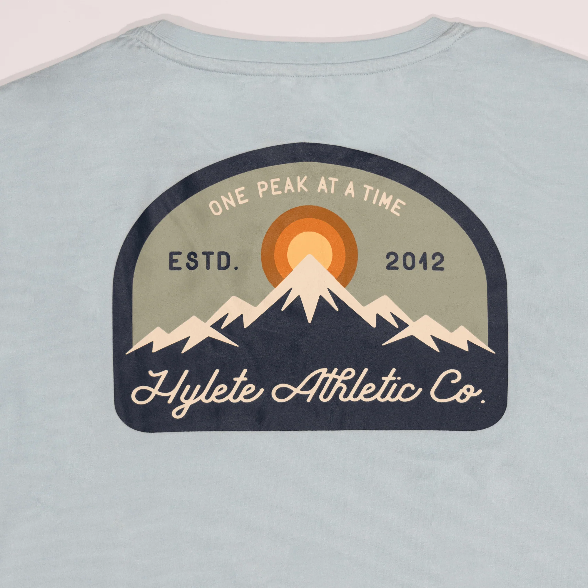 One Peak HY-Blend Crew Tee Sky Blue - Image 3