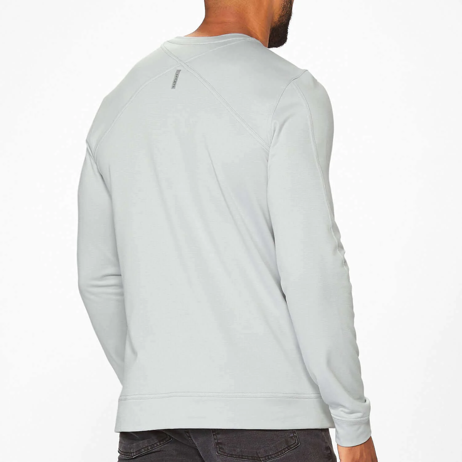 Strata Crew Fleece Silver - Image 2