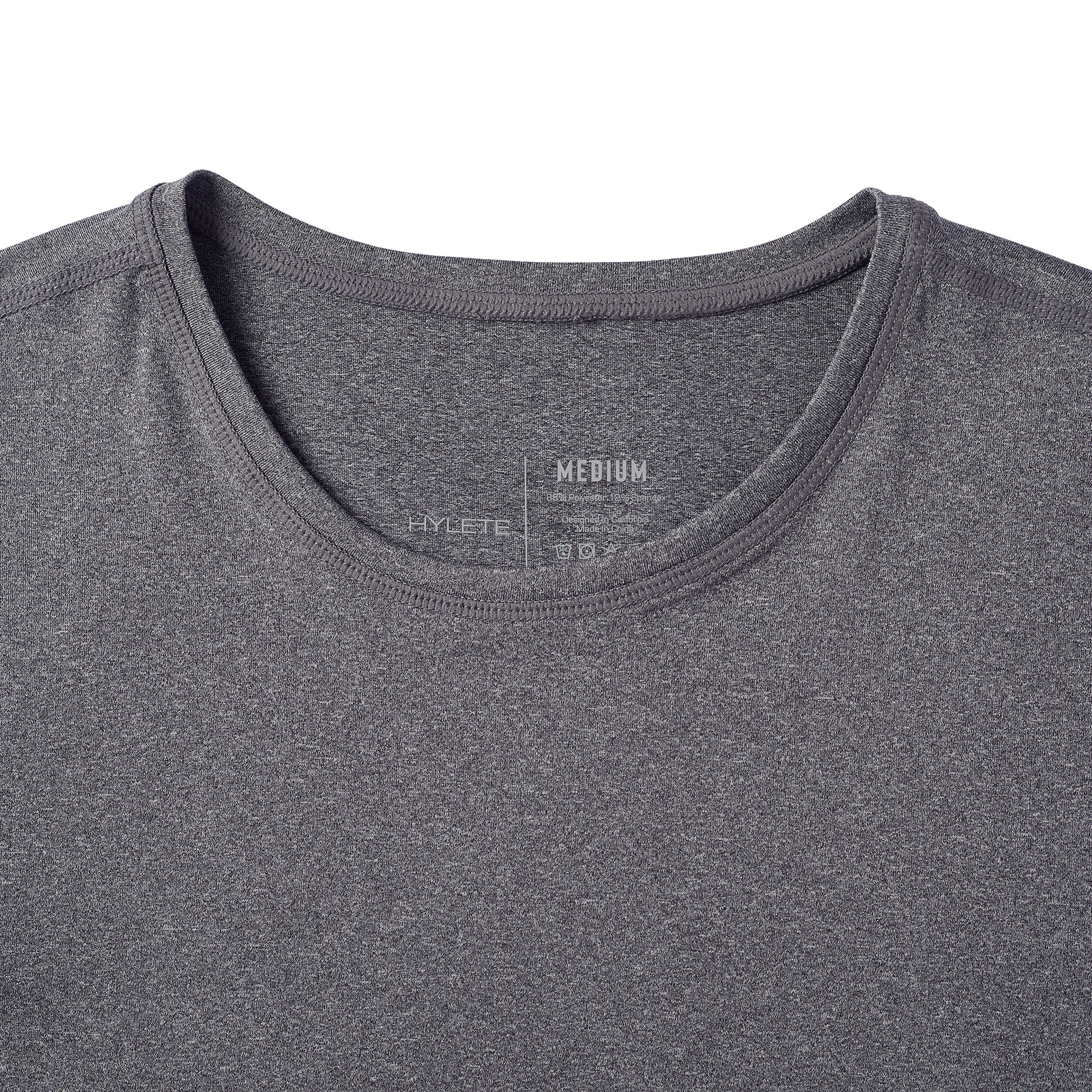 Women's Nexus Crew Tee Heather Black - Image 5